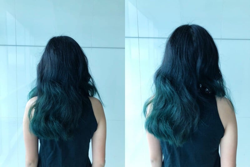 tone green hair
